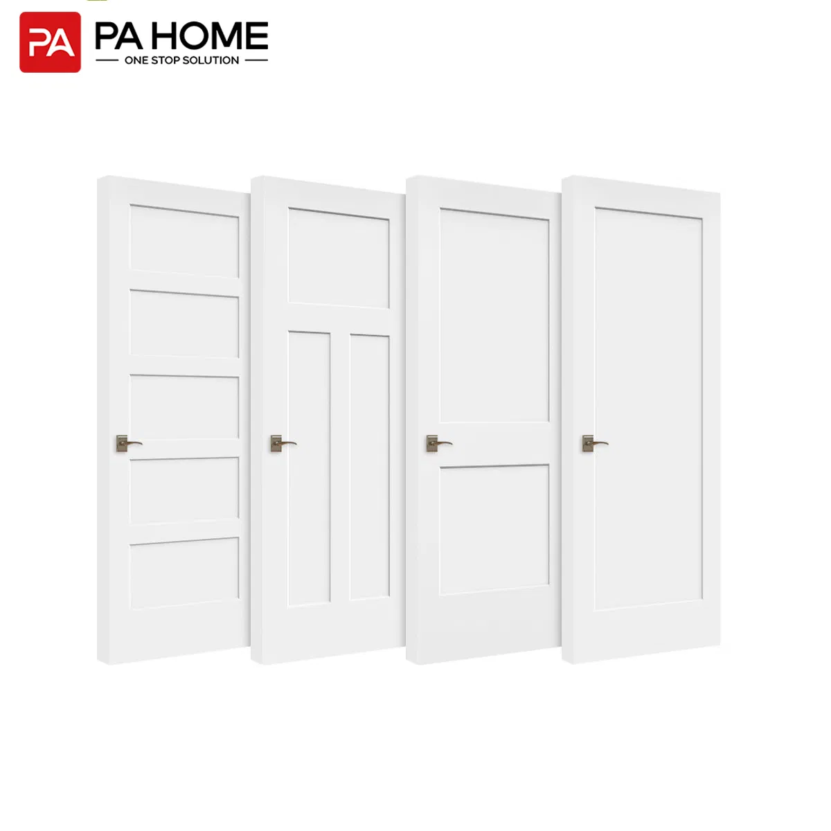 PA Luxury Simple Wood House Door Room Door Design Interior Doors