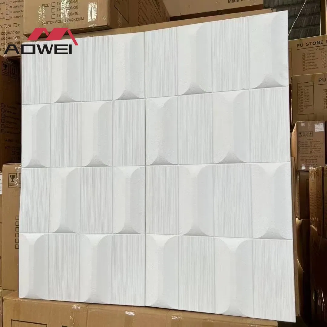 High Quality 3D Decoration Culture PU Flexible Stone From China