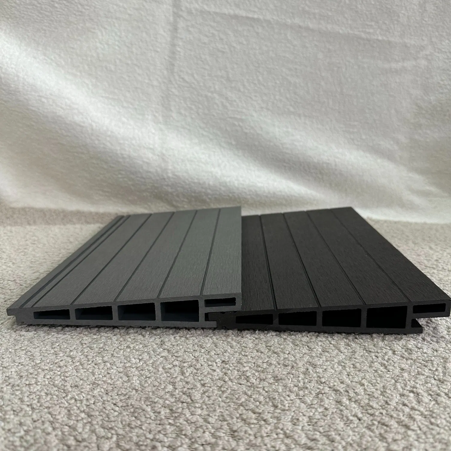 Modern WPC Roofing Sheet 178mm Span 30mm Thickness Waterproof Angled Roof for Building