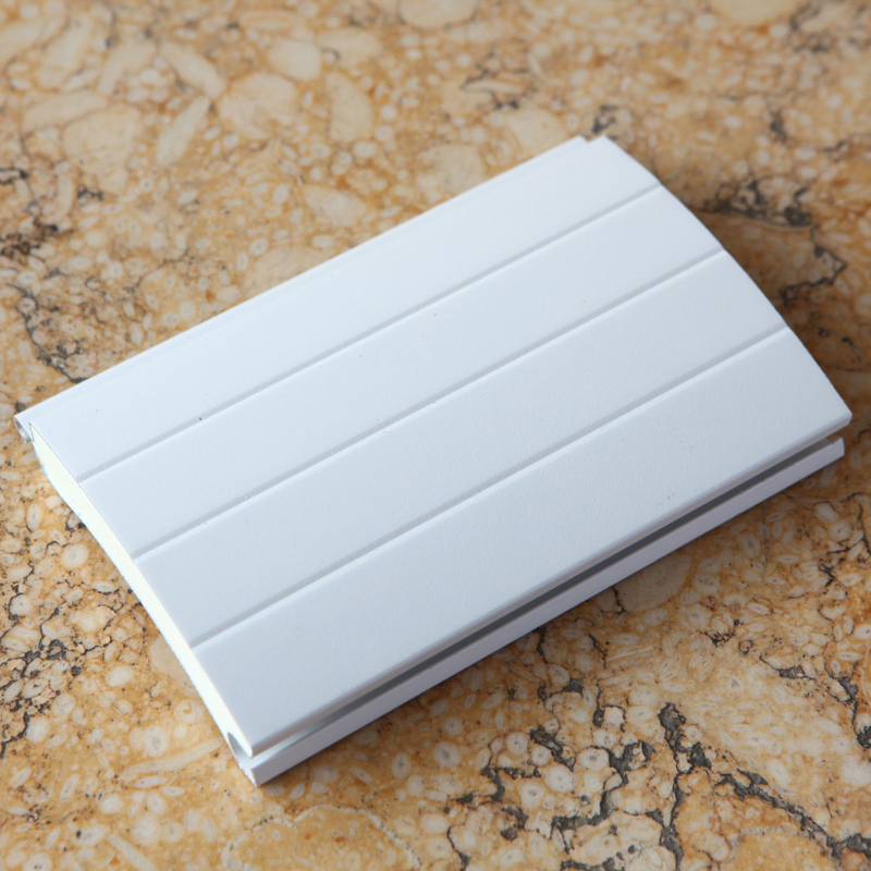 77mm Alu. PU Insulated Residential Automatic Rolling Roller up Garage Door with Pedestrian Door