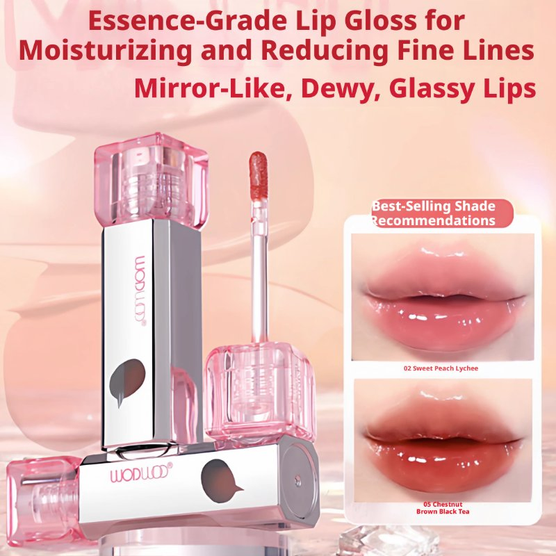 Customizable Silky Smooth Even Coverage No Clumping No Patchy Lightweight Non Sticky Comfortable Lip Gloss