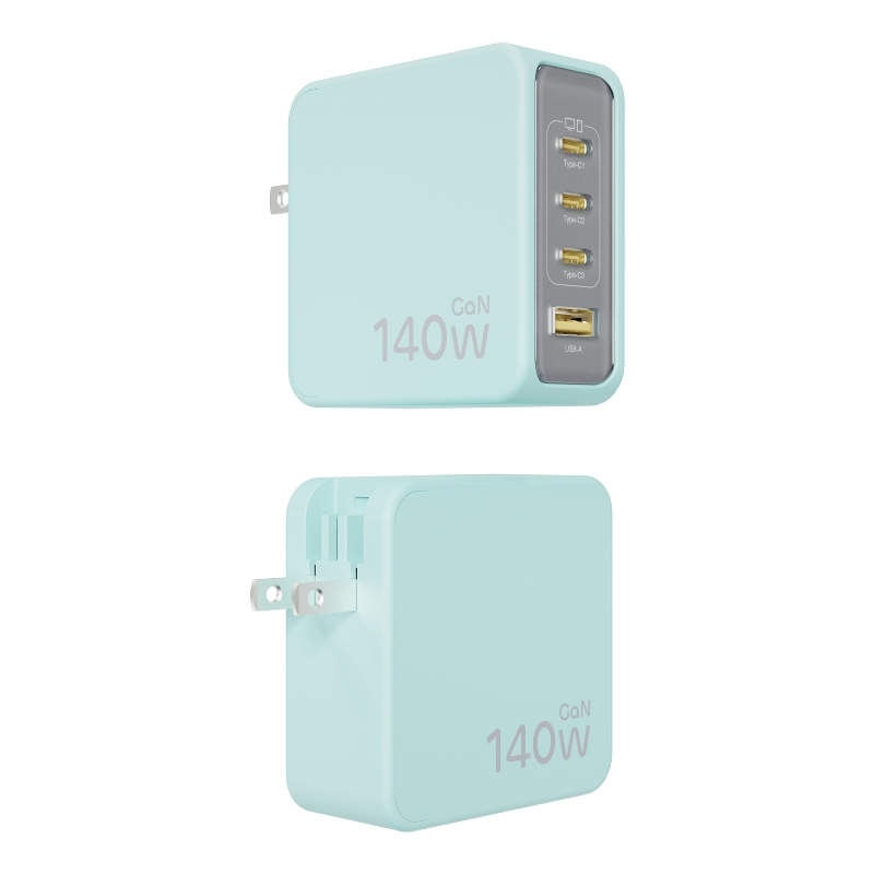 Зарядное устройство 140W USB C с 4 портами