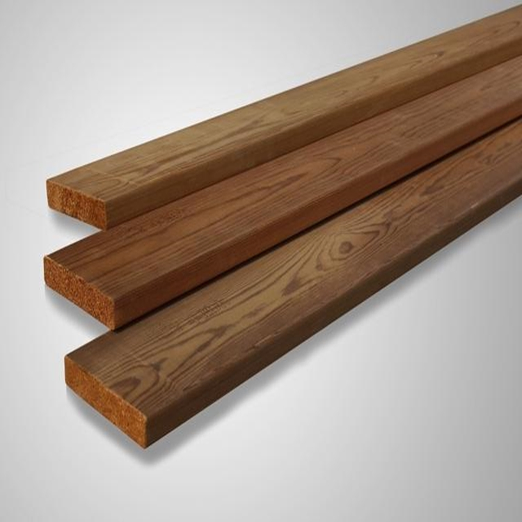 High Quality Supply Straight Furniture Board Decoration Wood Board a Variety of Specifications Carbonized Poplar Solid Wood Board Price