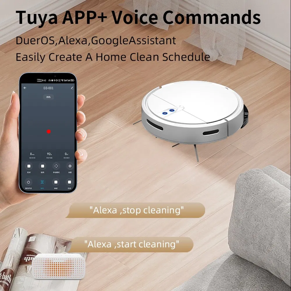 Smart Robot Vacuum WiFi Connected 120 Min Runtime Works with Alexa Multi Surface Cleaning