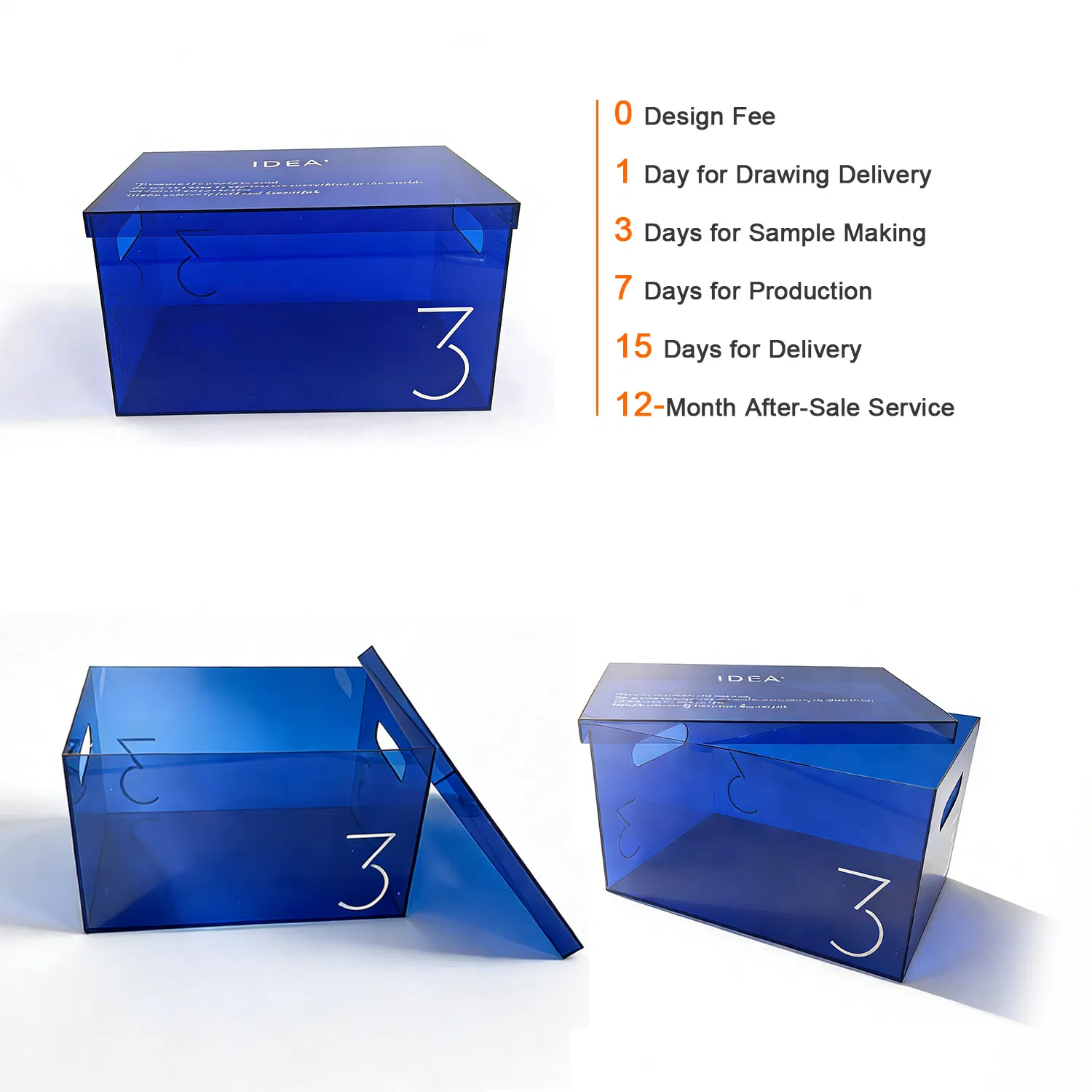 Acrylic Shoe Case Storage Customized Factory Transparent Display Cases for Nikeshoes Packaging Showcase Collection Retial Store with Lid Clear Plastic Gift Box