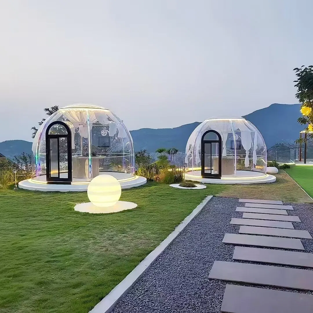 Popular Smart Star Room Leisure Polycarbonate Transparent Camping Igloo Dome House Tent