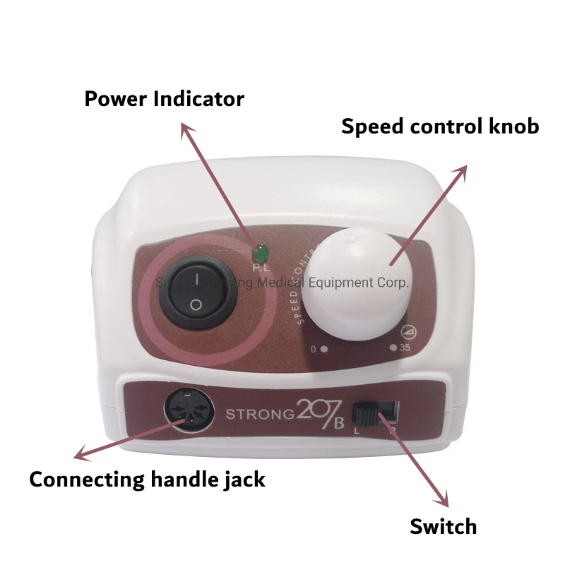 Dental 65W Nail Drill Machine Micro Motor Handpiece Manicure Machine (THR-D207)