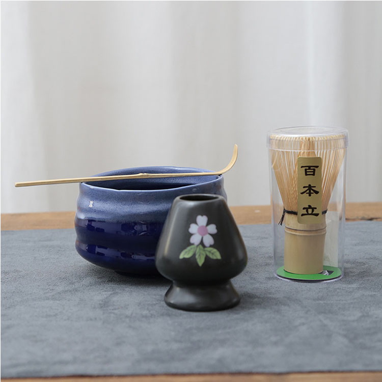 Hot-Selling Amazon Matcha Accessory Set Including Bamboo Whisk Customized Matcha Whisk Chasen with Craft Paper Box