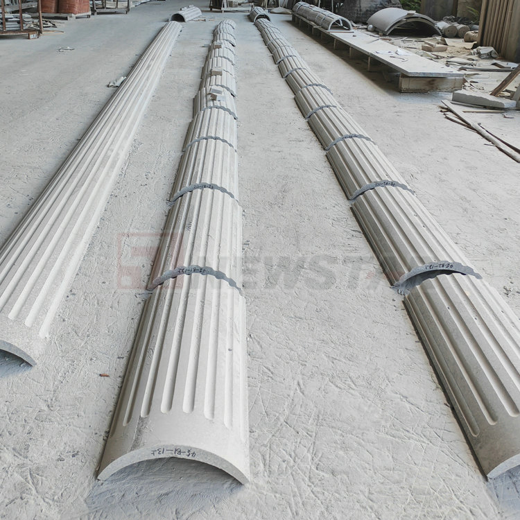 Carved Stone Pillar Granite Stone Pillar Price Outdoor Decoration Pillar Grey Granite Pillar