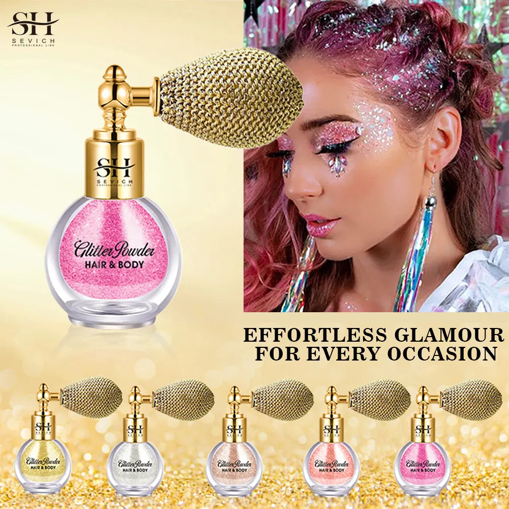 Glitter Setting Spray Face Body Shimmer Powder