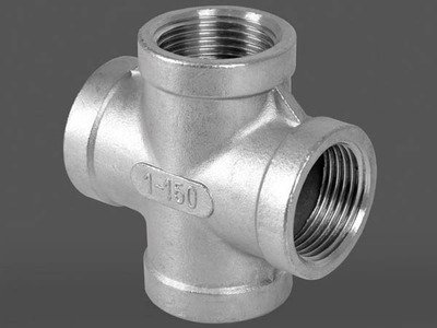 ASME Threaded Cross - 4" NPT, High Pressure Rating