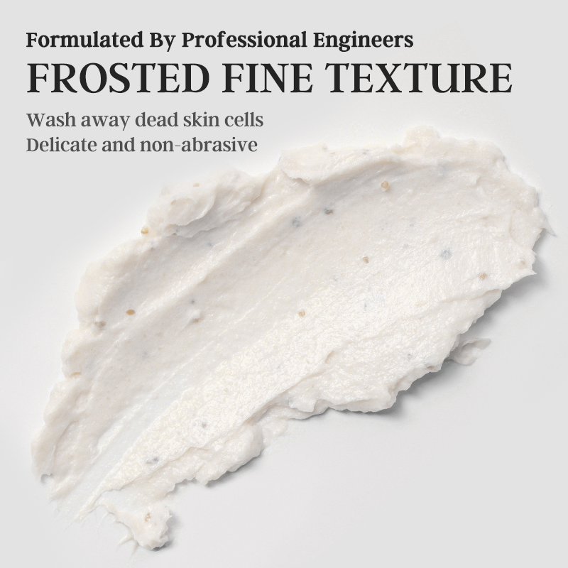 Gentle Rice Bran Facial Scrub for Smooth Skin Deep Cleansing Scrub for All Skin Types