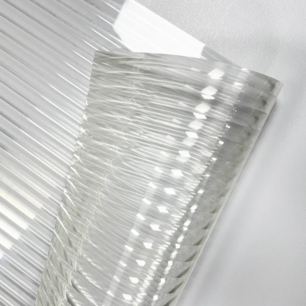 OEM ODM Custom Self-Adhesive Fluted Safety Glass Film Used for Bathroom Door