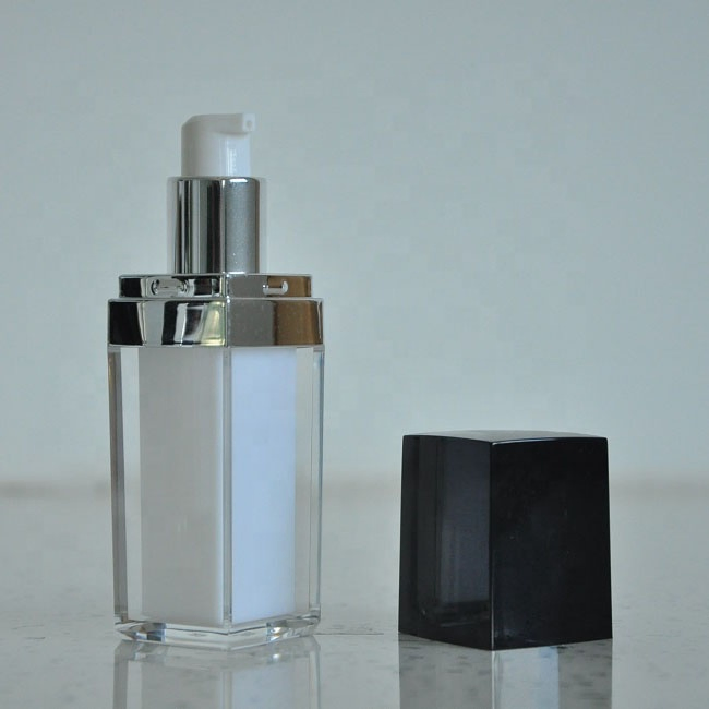 Elegant 30ml Acrylic Lotion Pump Bottle for Skincare