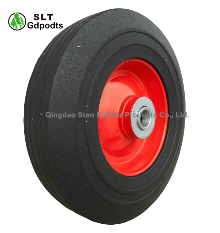 10-Inch Heavy-Duty Trolley Wheels, Rubber