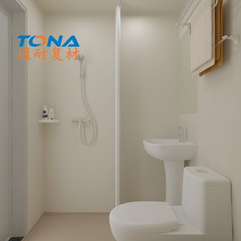 All in One Prefabricated Bathroom Integrated SMC Prefab Modular Bathroom