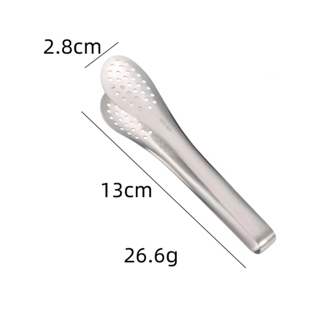 Wholesale 7/9/12 Inch Kitchen Buffet Party Catering Salad Cake Bread Serving Stainless Steel Tongs
