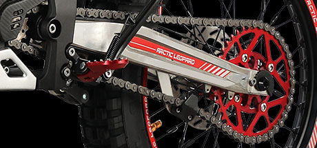 Arctic Leopard Snow Leopard EX800/700 75V 25kW Electric Off-Road Motorcycle
