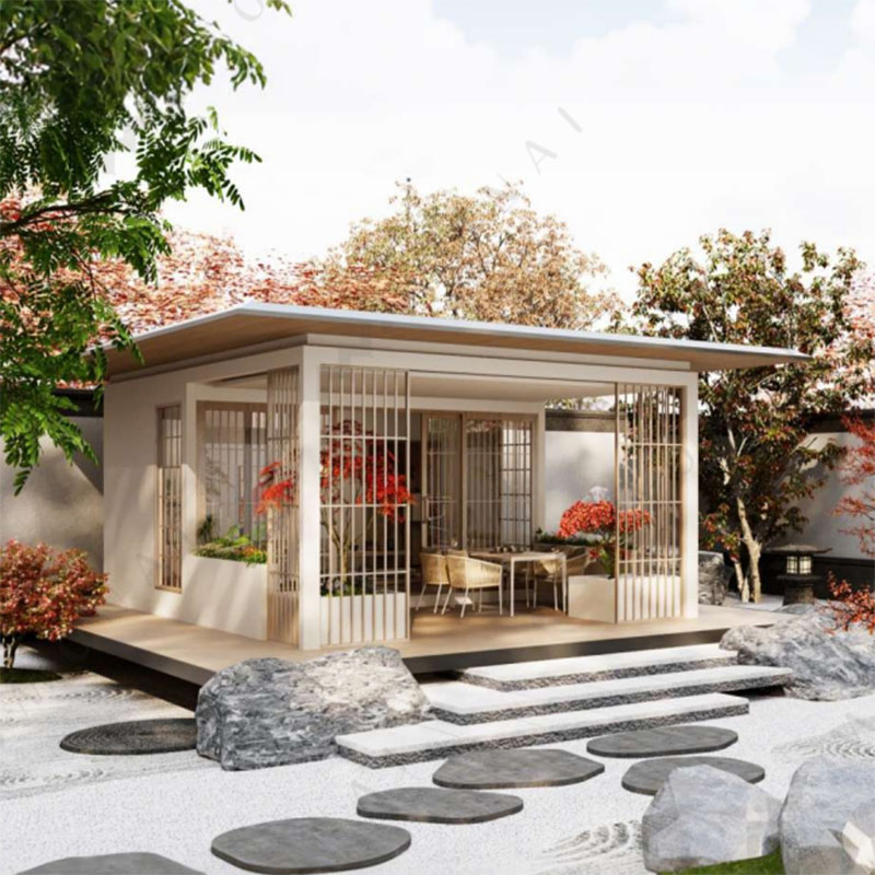 Customizable Prefabricated Aluminum House with Customized Size for Social Events and Meetings