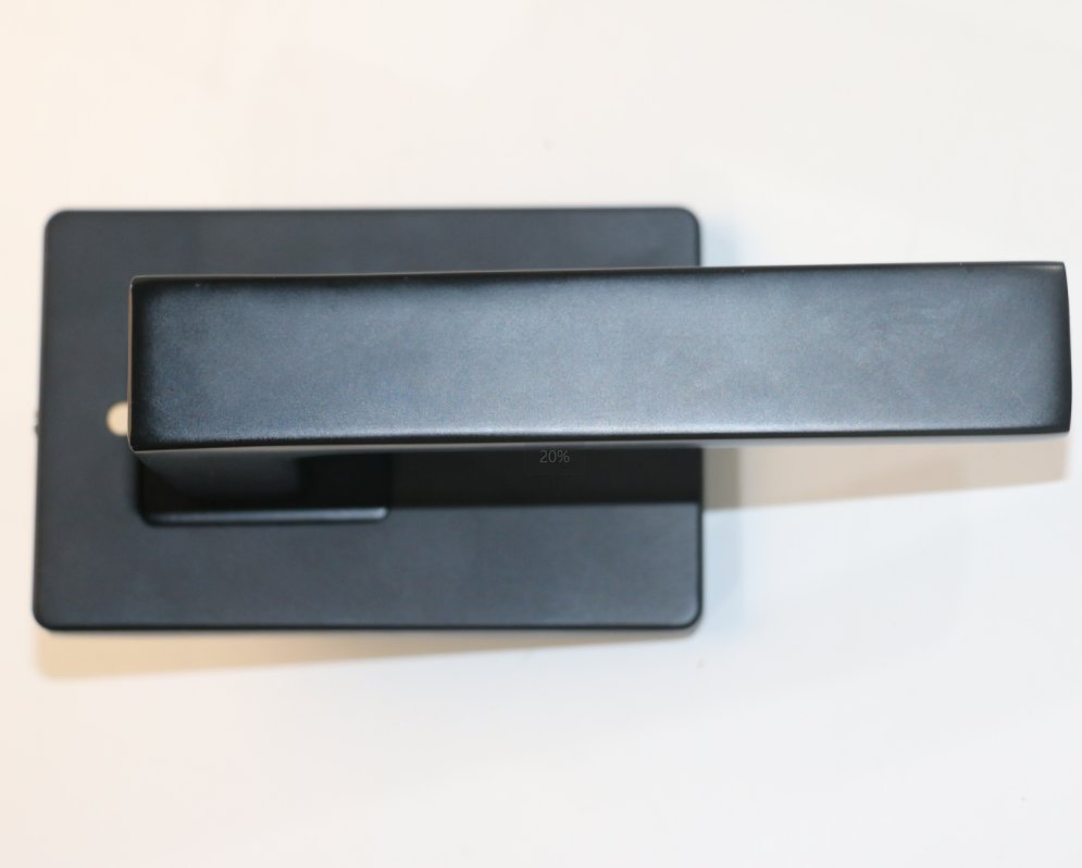 Japanese Silent Three Bar Door Lock Set Without Key Lock with Handle Wooden Door Lock for Interior Bathroom Door