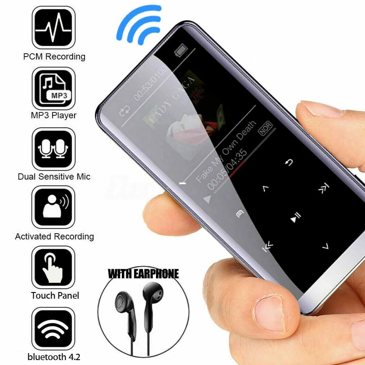 Умный MP4-плеер с Bluetooth и функцией диктофона
