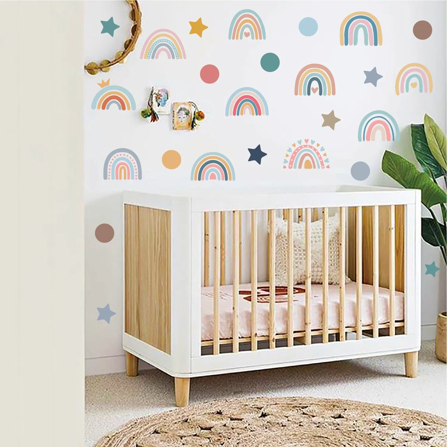 Custom Self-Adhesive Removable Printing Decal PVC Vinyl Waterproof Home Decoration Children Wall Sticker for Kids Room Walls