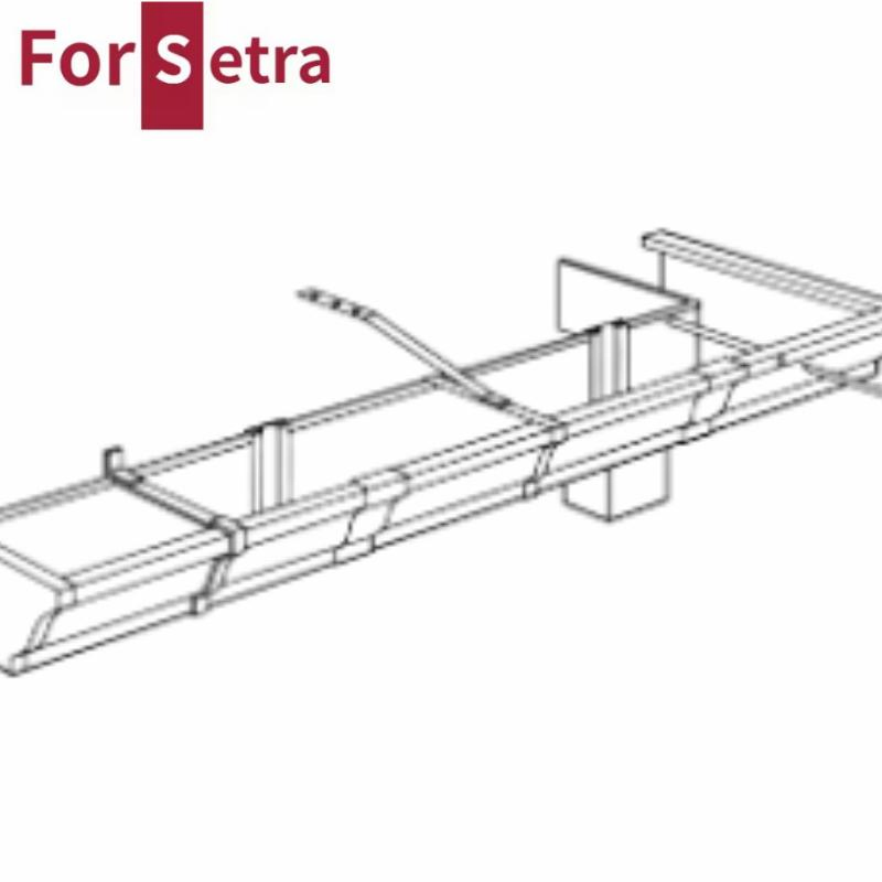 China Modern European Style Villa Rain Gutter Guard /UPVC Rain Water Roof Drain Gutter System Hanger