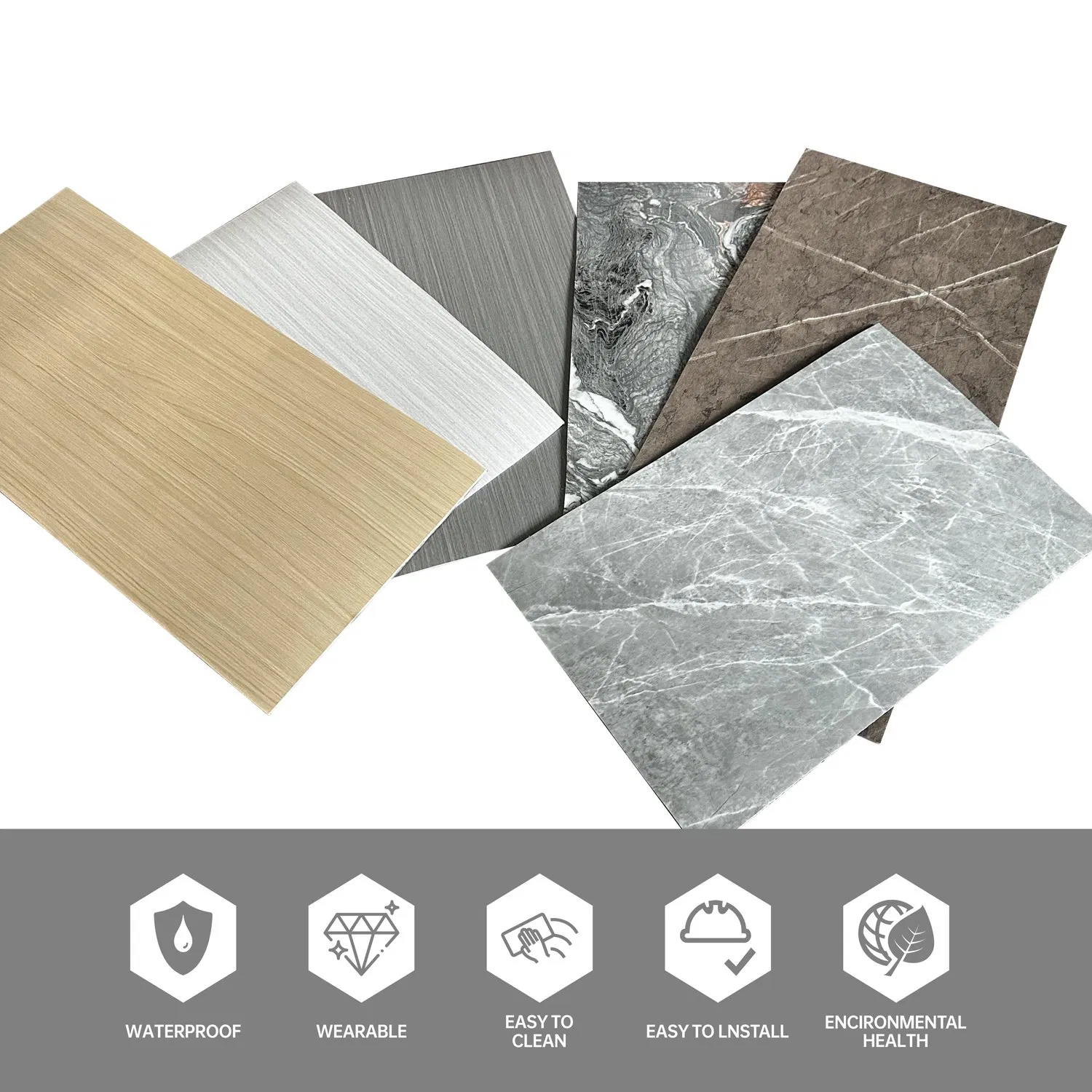 2.3mm Self Adhesive Marble Foam Sticker Roll for Hotel Lobby and Commercial Space Walls