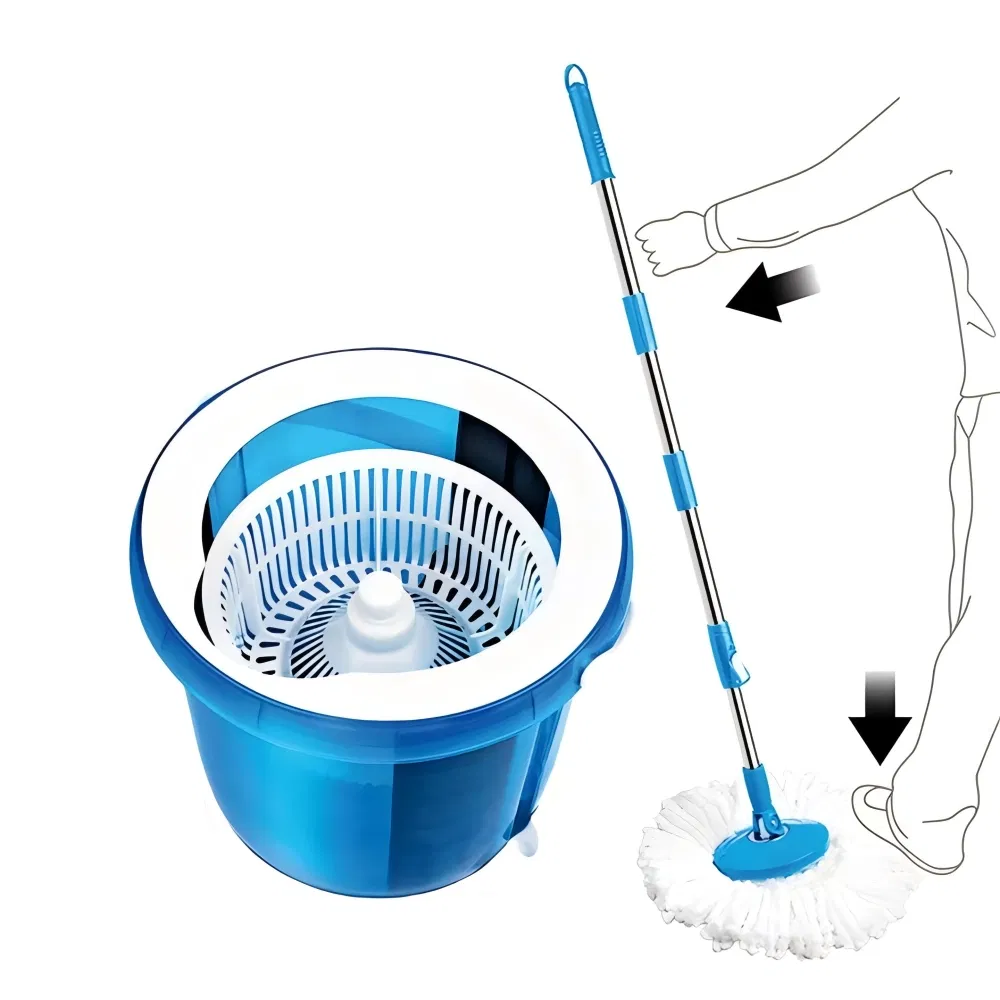 Mop and Bucket with Wringer Set Household Cleaning Tools Floor Cleaning System