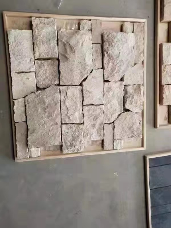 Irregular Yellow Slate Flagstone Natural Slate Veneer Culture Stack Stone for for Flooring Tiles/ Wall Cladding