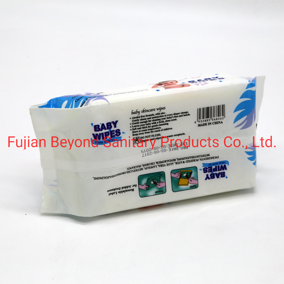 Softly Non-Woven Fabric Acceptable Price High Quality Baby Wipe Wet Tissue Manufacturer From China