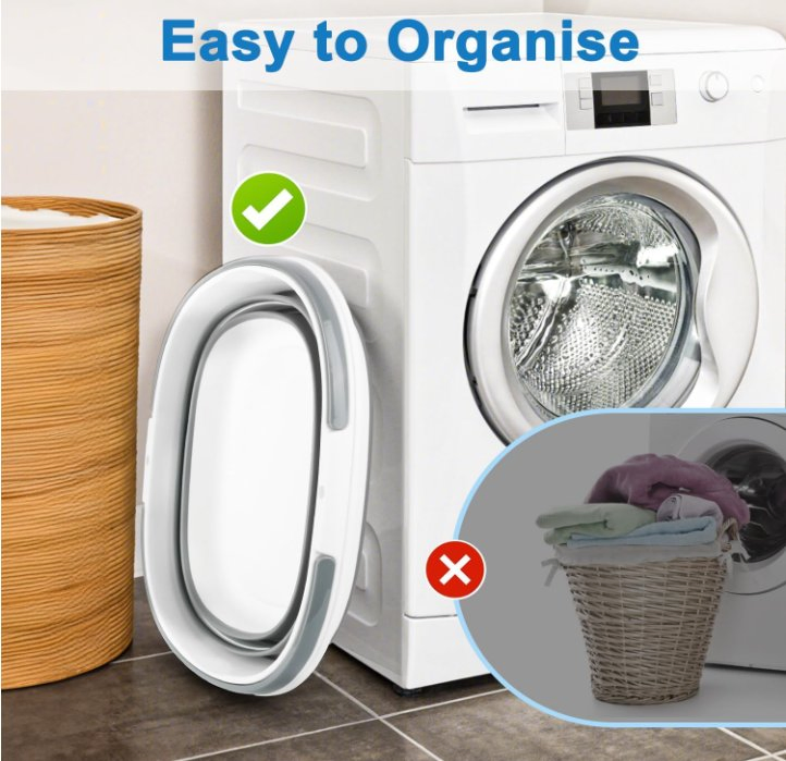 Multi Use Collapsible Mob Buckets 16L Silicone Home Tool Silicone Foldable Bucket