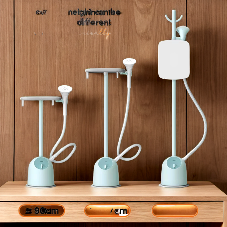 Garment Steamer with Three-Level Adjustable Height and Efficient Wrinkle Removal