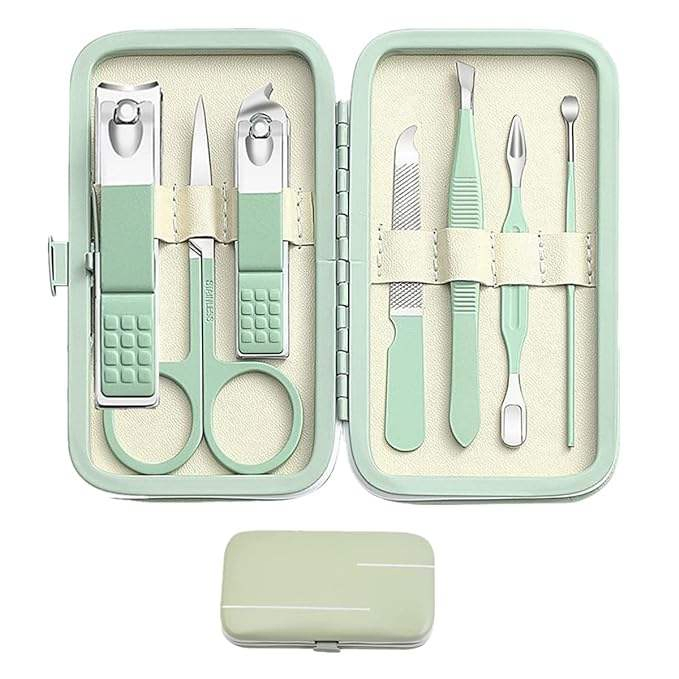 Ultimate 8-in-1 Nail Clipper Set for Travel and Home
