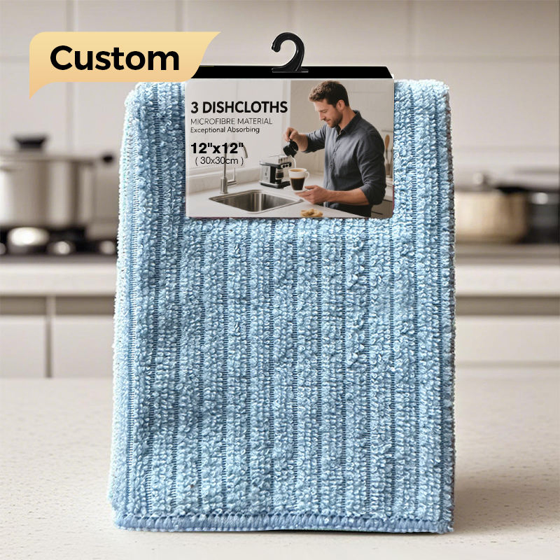 Custom Design Digital Printing Multi Color Personalized Pattern Quick Dry Kitchen Towel