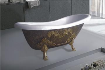 Переносная угловая акриловая ванна с гидромассажем