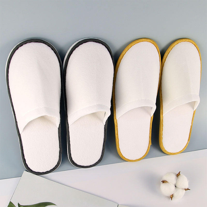 Эко-тапочки одноразовые с вышивкой для отелей