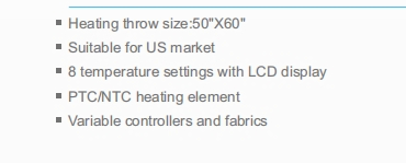 Luxurious Heated Blanket, Soft Texture, Ensuring a Warm and Relaxing Experience