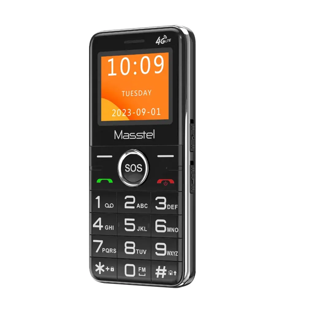 Кнопочный телефон для пожилых с двумя SIM-картами, 1.77''
