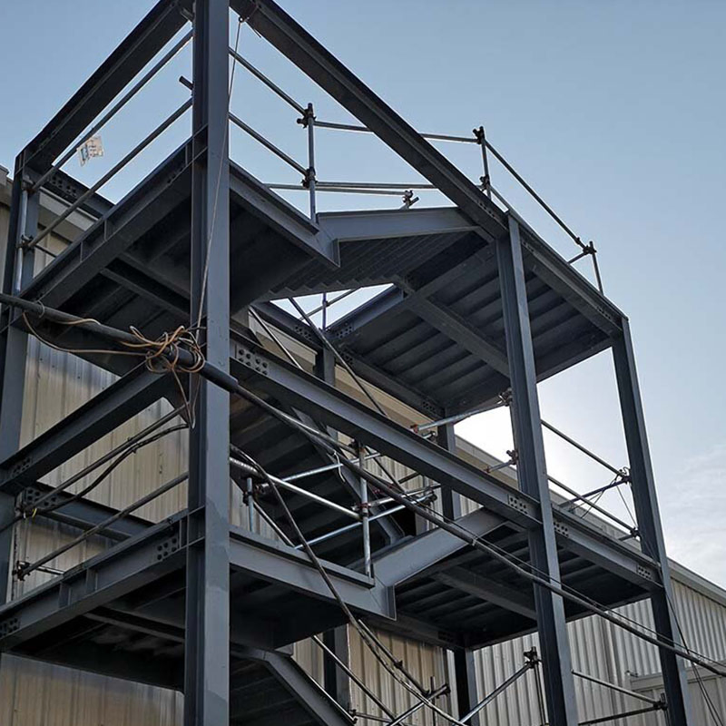 Hot Sale Construction Engineering Walkway Steel Structure Staircase