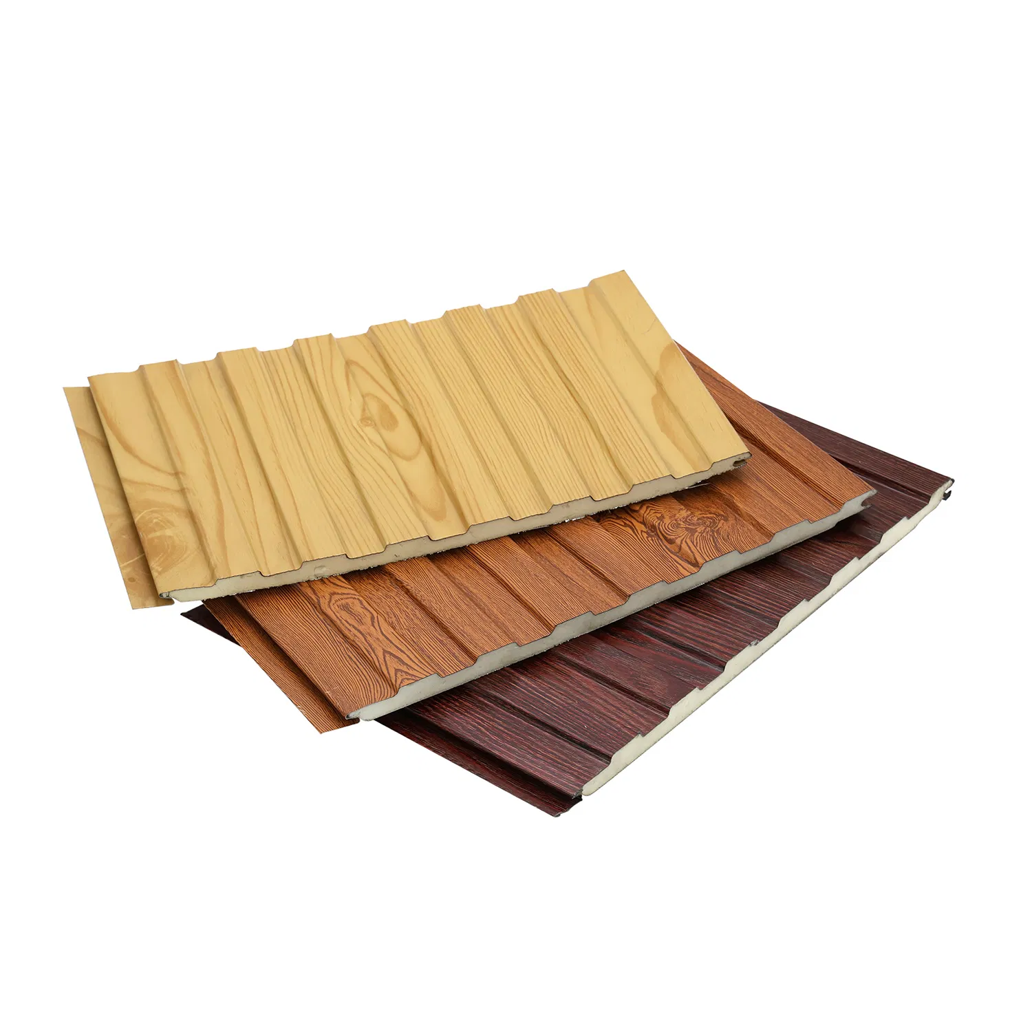 Wall/Roof/Partition Wall Application PU Decorative Exterior Wall Panels Polyurethane Sandwich Panels Outdoor Panel Sandwich