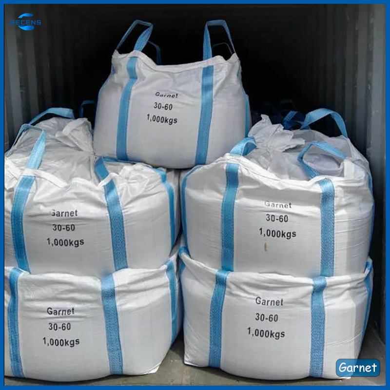 Recyclable Abrasives Garnet for Sandblasting or Water-Jet Cutting with 20/40mesh 30/60mesh 80mesh 120mesh