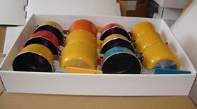 Pressed Aluminum Cookware Non-Stick Mini Milk Saucepan with Silicone Handle