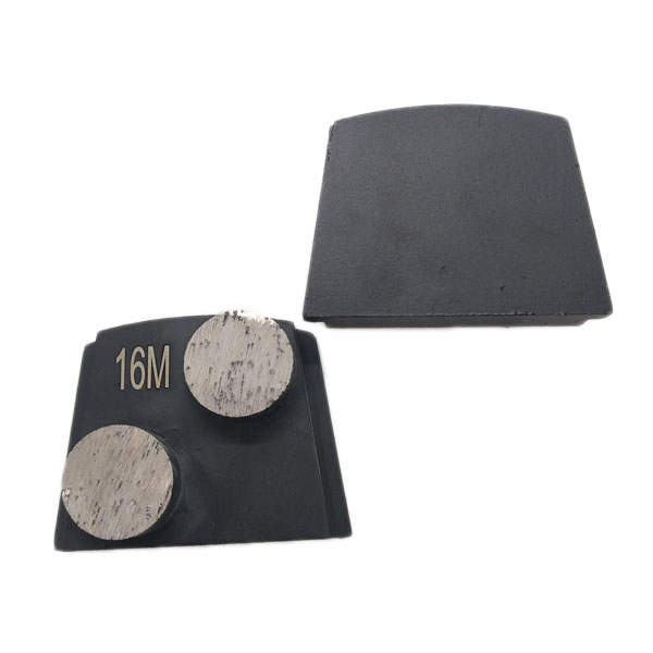 Double Button Round Segments Phx Metal Diamond Grinding Disc Pad