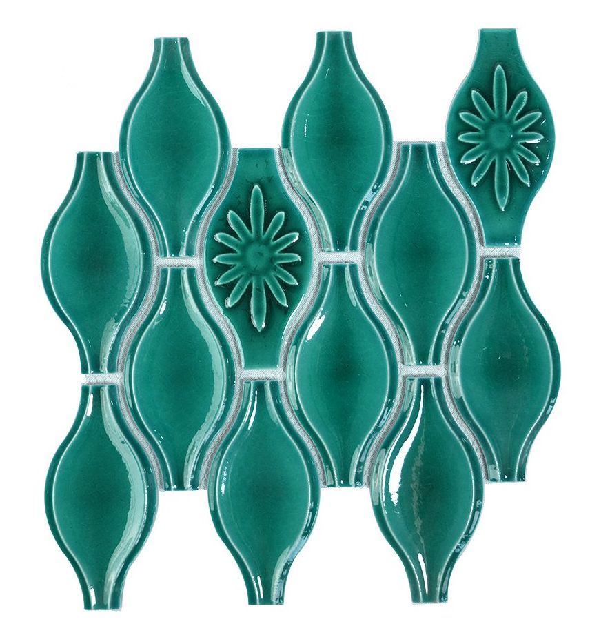 New Design Cheap Swimming Pool Tile Glass Mosaic