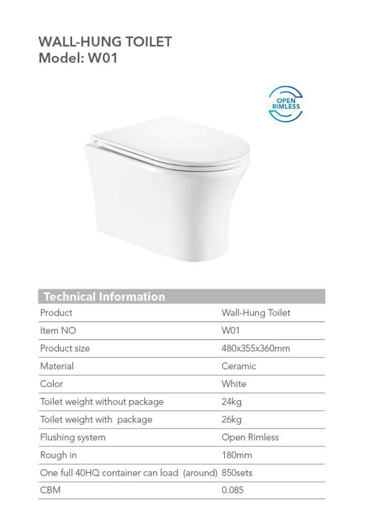 Унитаз керамический с двойным смывом и сиденьем soft-close
