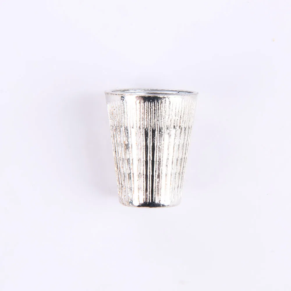 Stainless Steel Slip-Stop Thimble Finger Protector Sewing Grip Protector Craft Accessories