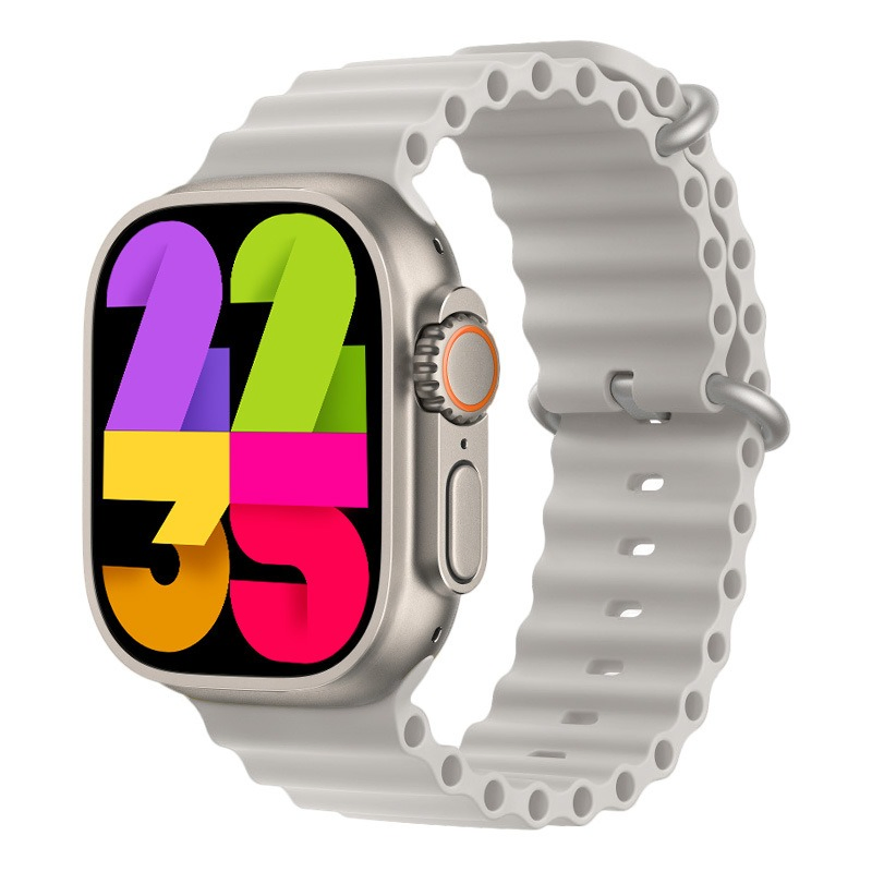 New Sport Fitness Gift HK9ultra2 Waterproof Heart Rate Silicon Rubber Band Smartwatch for Man Woman