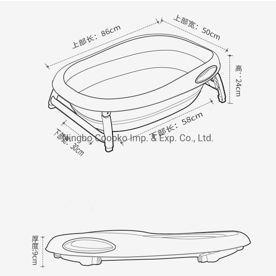 Детская ванночка с поддержкой для купания