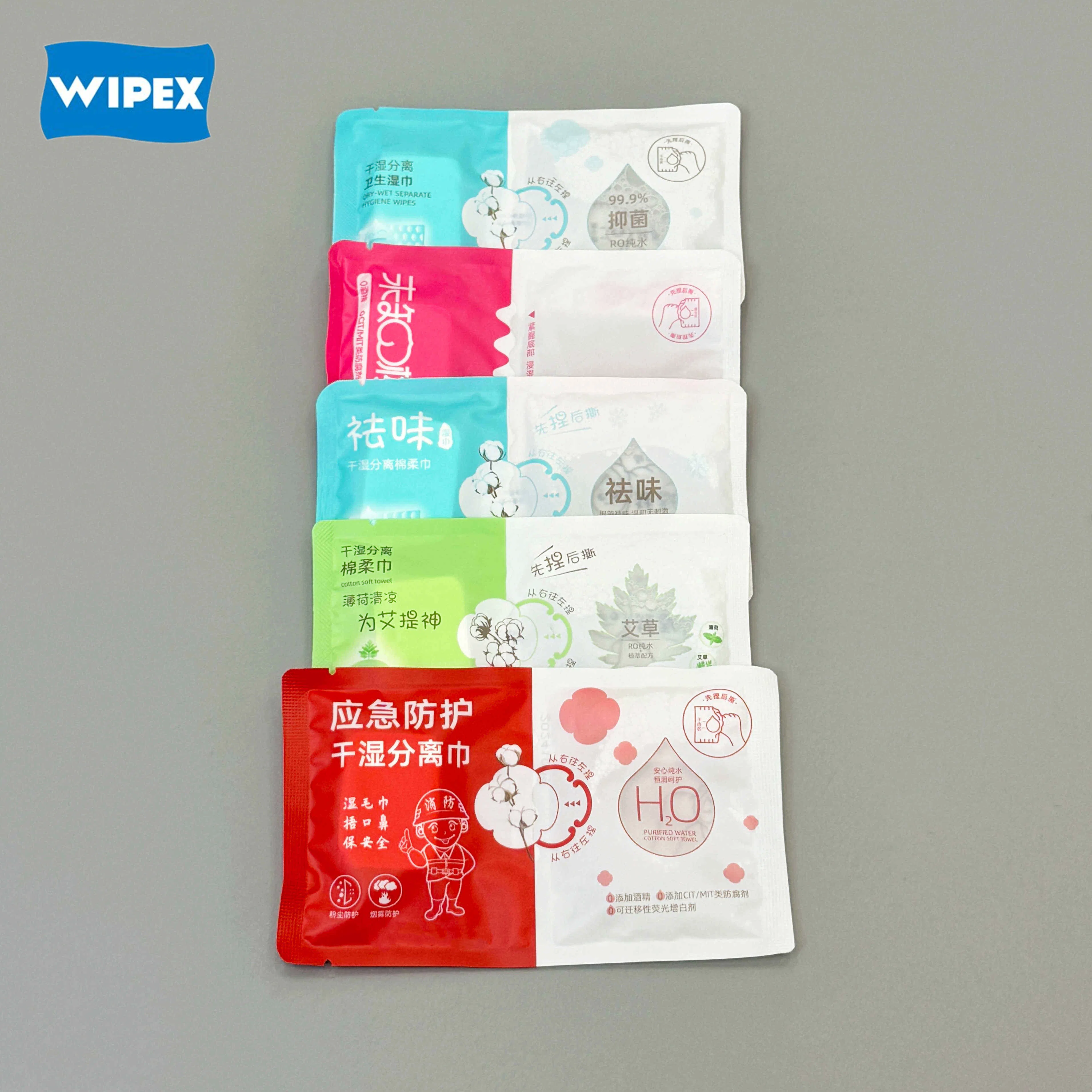 Wipex Summer Outdoor Sport Face Cleaning Wet Wipes Mint Fragrance Wipes Disposable Wet Wipes